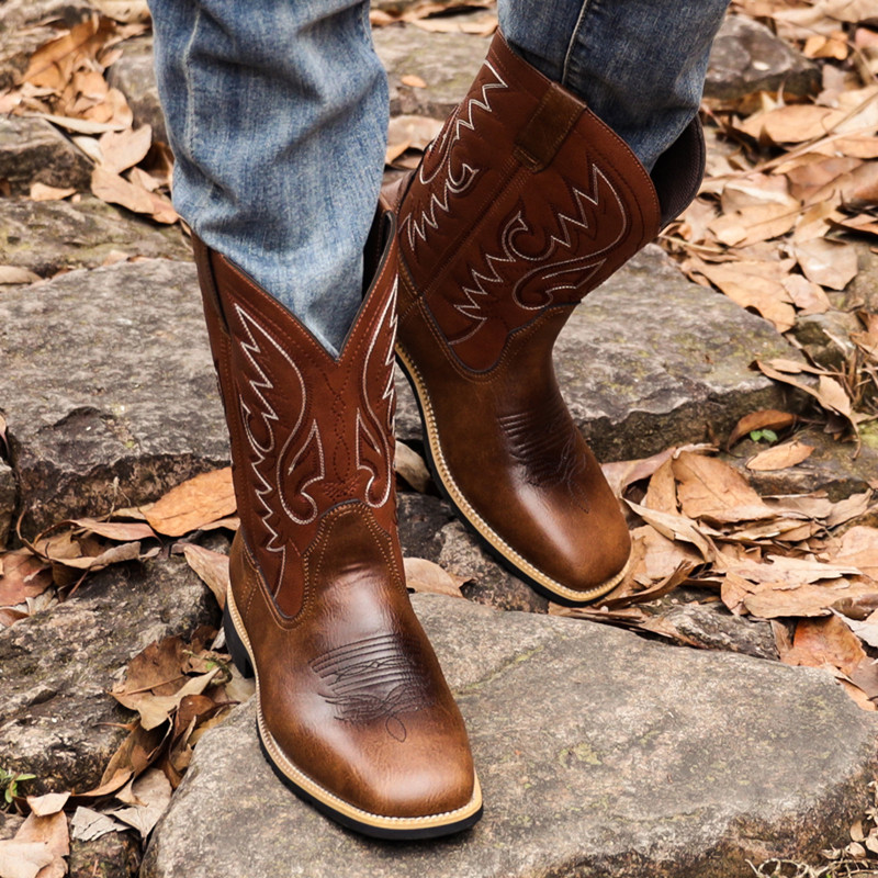 Men'S Fashion Loafers Shoes - Fashion Men Women Mid-calf Boots Handmade