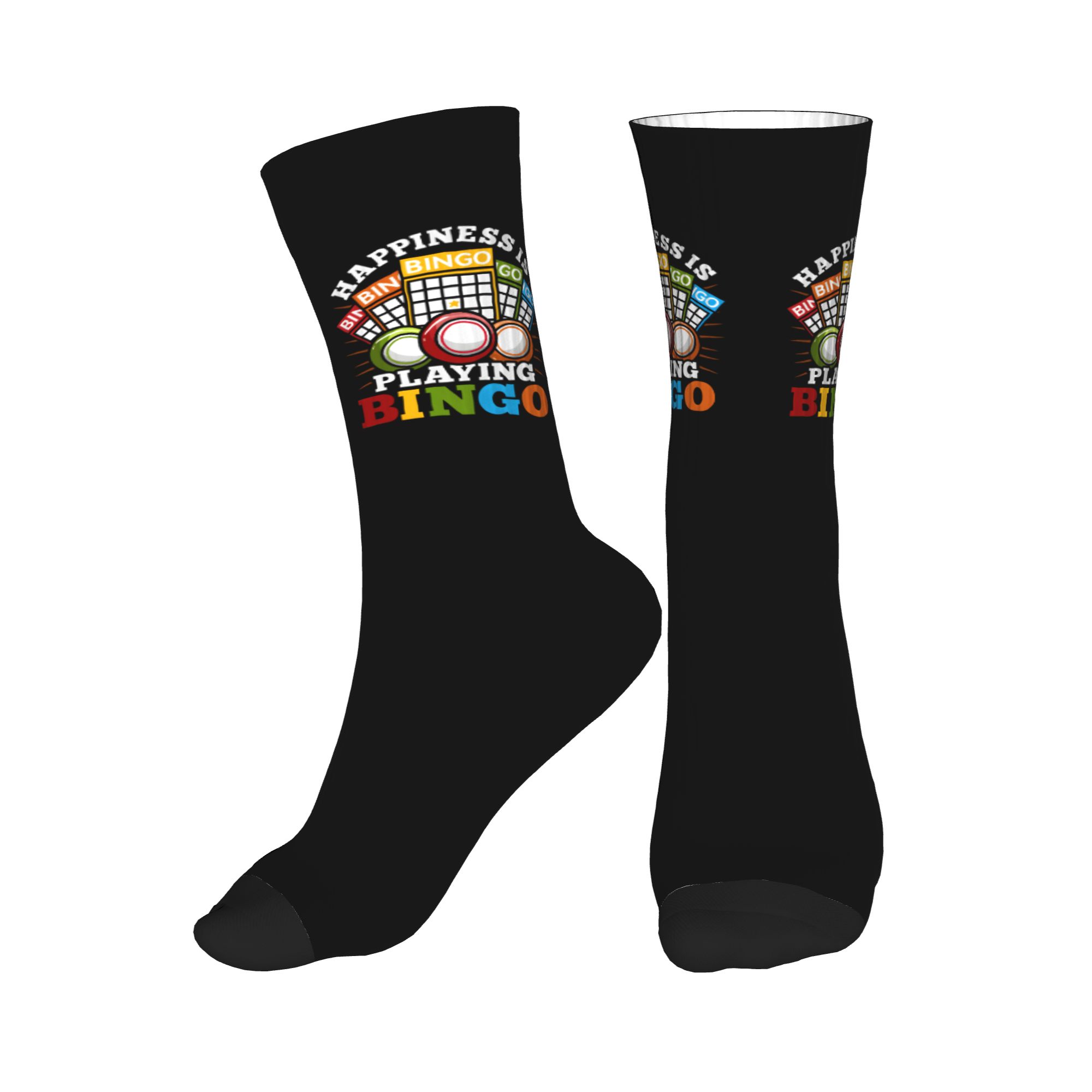 Men'S Fashion Formal - Hot Game Bingo Dress Socks Mens