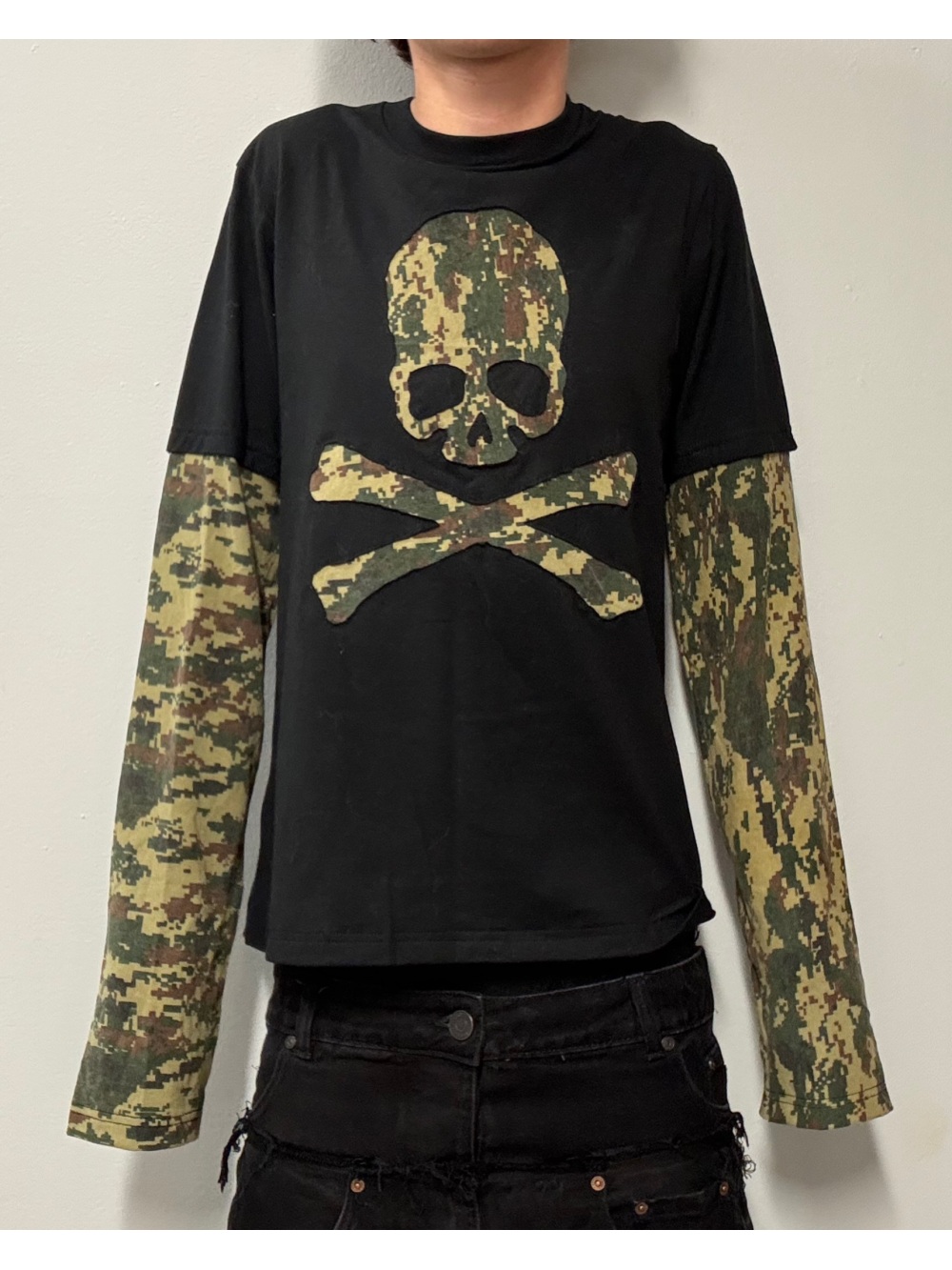 Men'S Fashion 2026 - 2026 new American retro camouflage skeleton