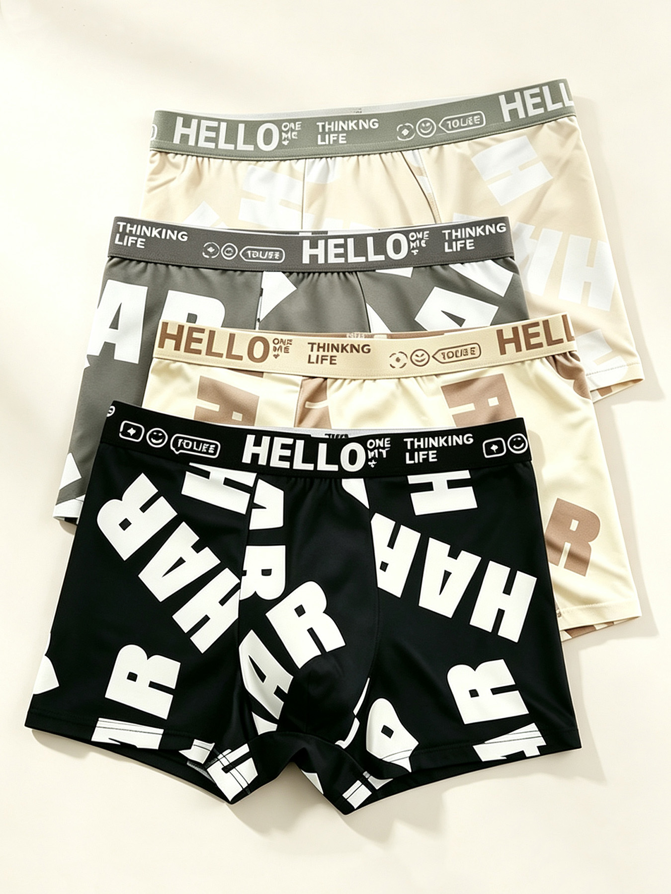 Men'S Fashion Lk - 4 PCS! Men's underwear sports breathable
