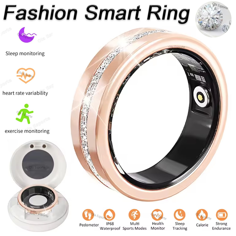 Men'S Fashion Rings - 2025 New Smart Ring Lady Heart