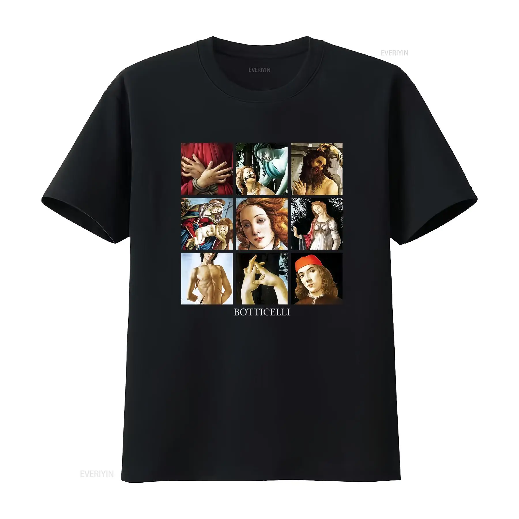 Men'S Fashion History - Botticelli Details T Shirt Art History