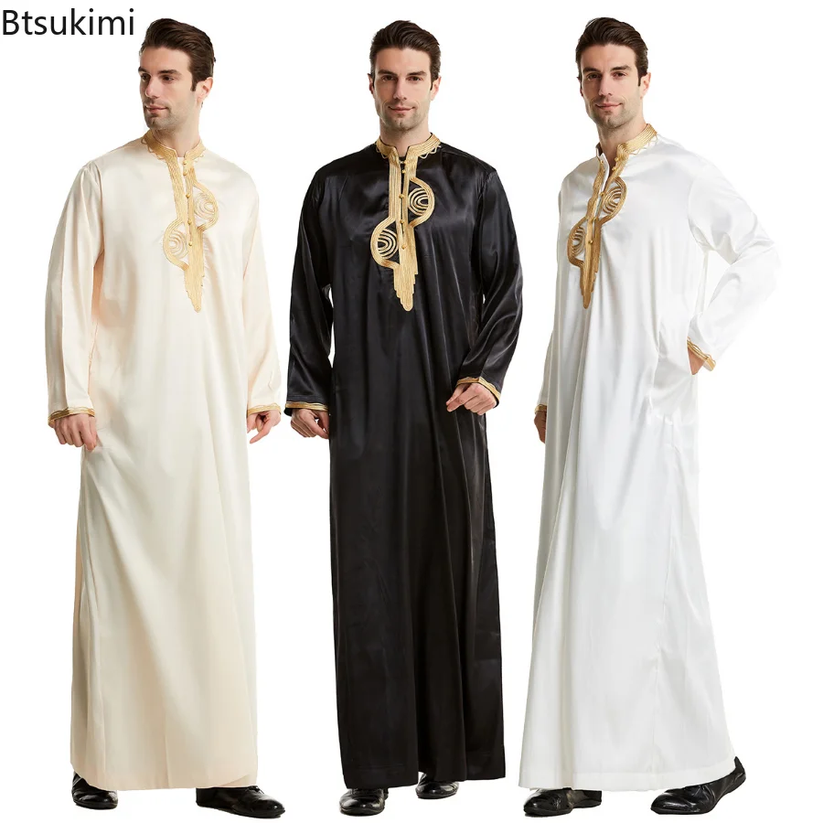 Men'S Fashion Kurta - Muslim Men Clothing Kaftan Robes Long