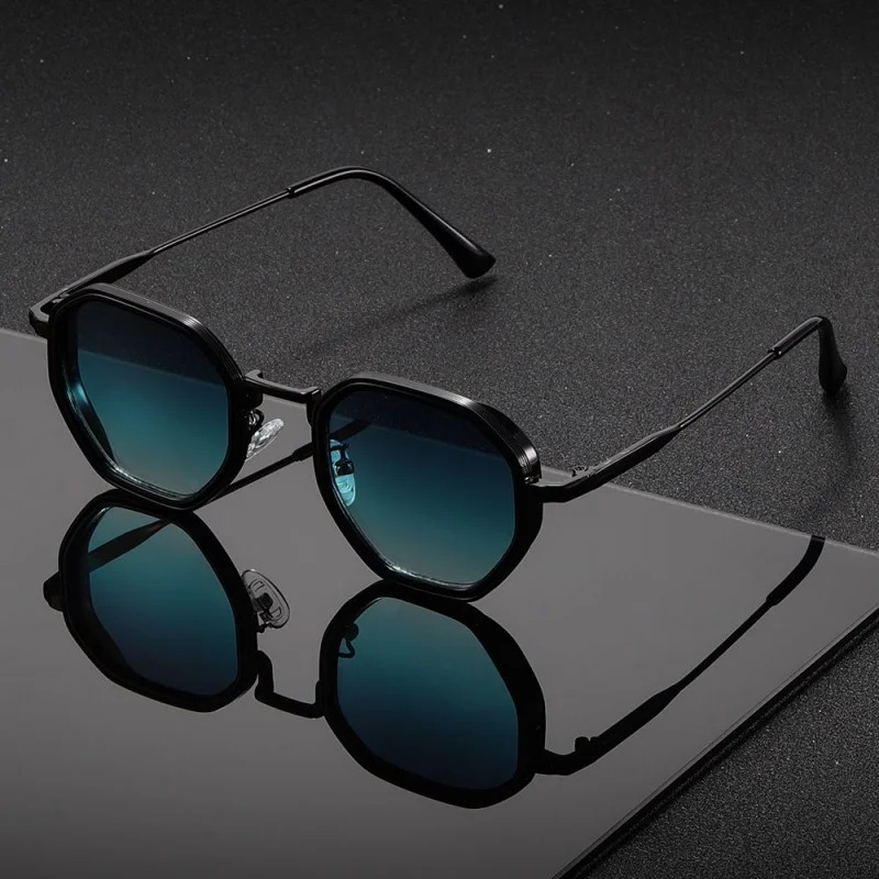 Men'S Fashion Glasses - 1 Pair Unisex Round Metal Fashionable