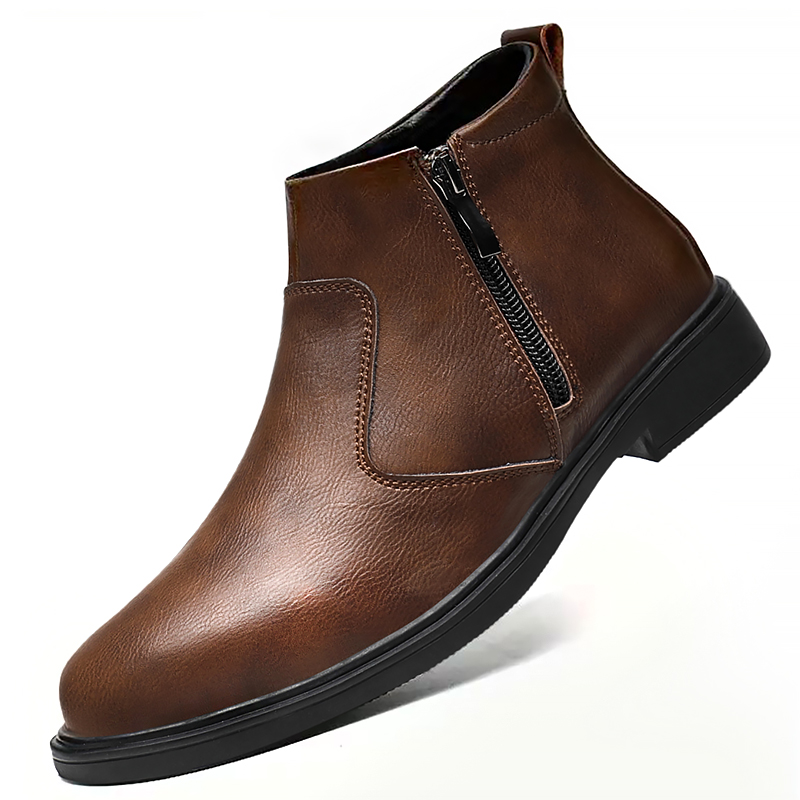 Men'S Fashion Formal - Autumn and Winter New High-Top Leather