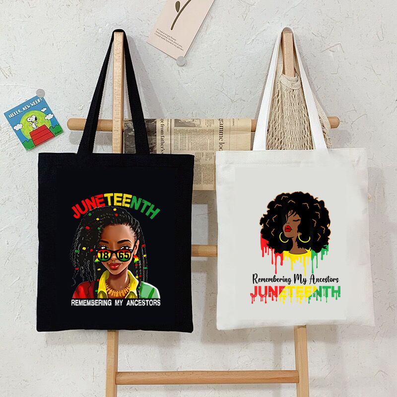 Men'S Fashion History - Juneteenth Black Girl Print Women Canvas