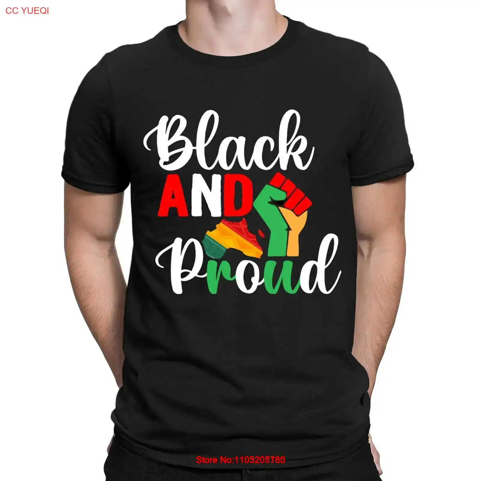 Men'S Fashion History - Black And Proud Pride History T