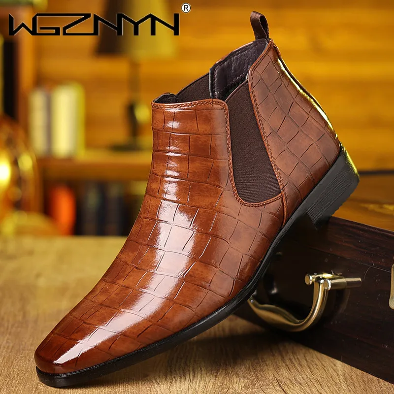 Men'S Fashion Formal - Luxury SIZE 39~48 Men Chelsea Boots