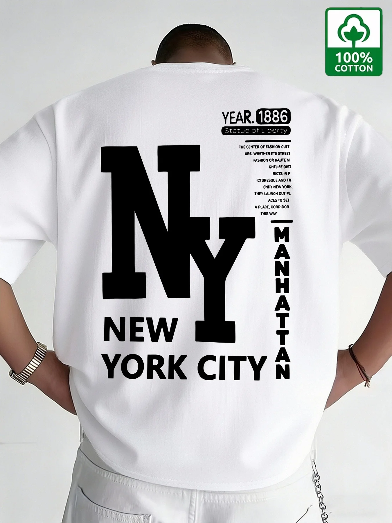 Men'S Fashion Nyc - Men NYC T Shirt Cotton New