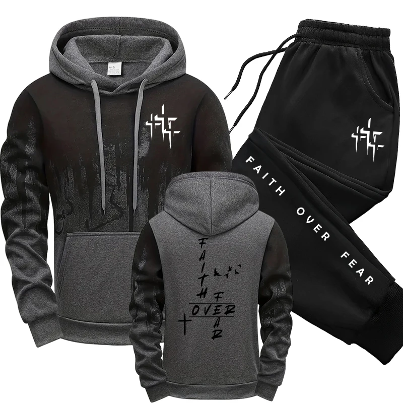 Mens Fashion Streetwear - Fall Winter Daily Casual Fashion Sportswear