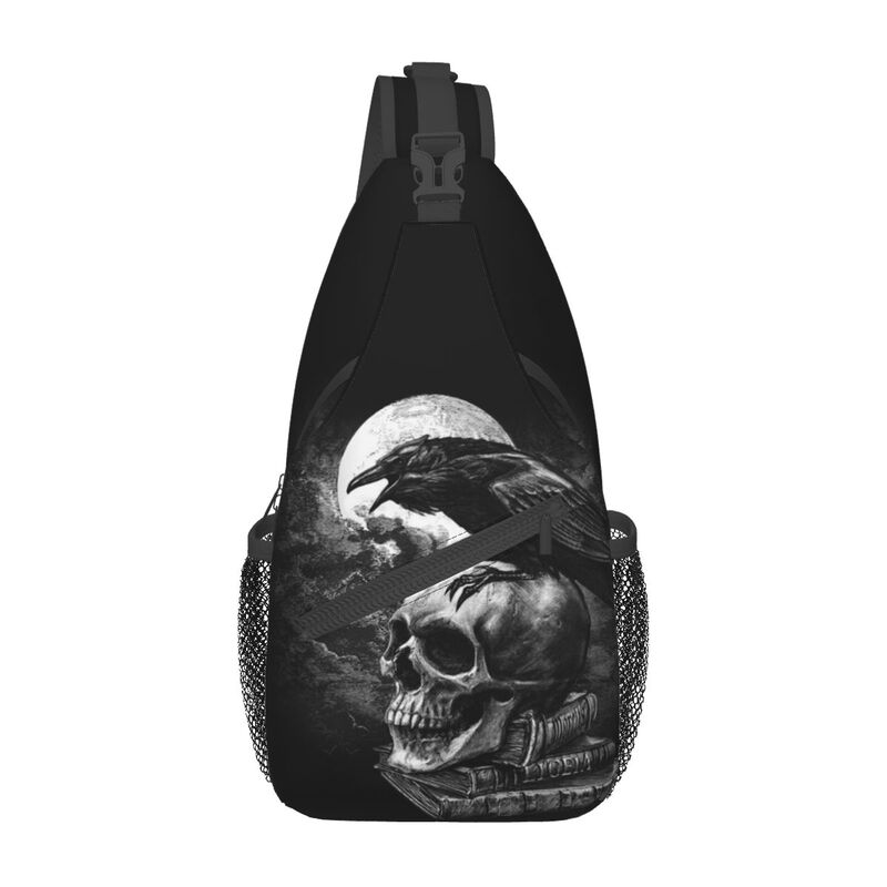 Mens Fashion Blog - Crow The Skull Sling Crossbody Backpack