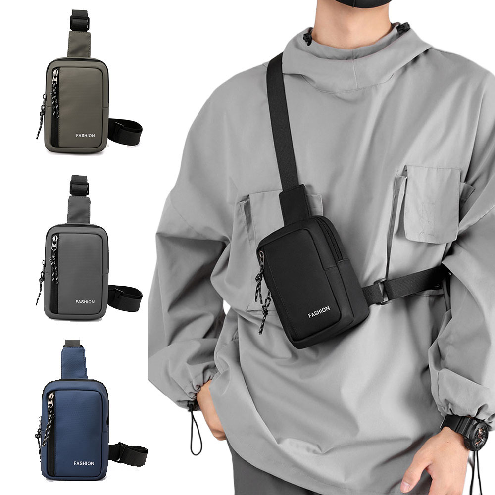 Mens Fashion Blog - Men Oxford Chest Bags Casual Mini