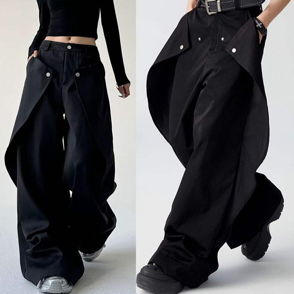 Men'S Fashion Pants 2025 - Mens Trousers Stitching Double-Layer Design Casual