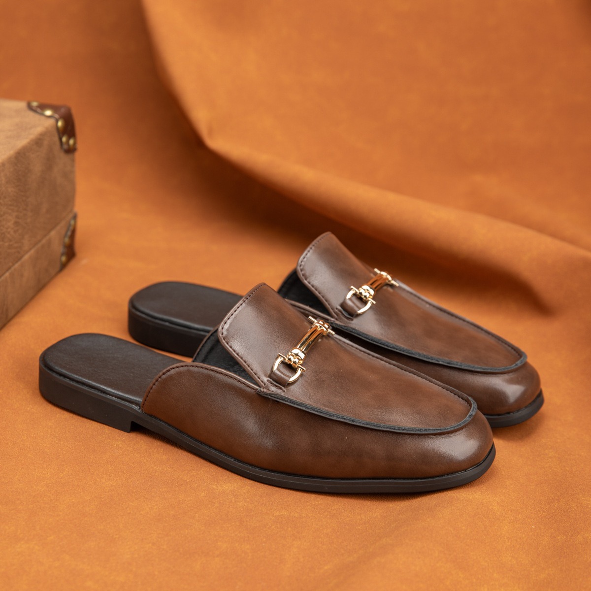 Men'S Fashion Loafers Shoes - 38-47mules shoes man horsebit loafers Fashion