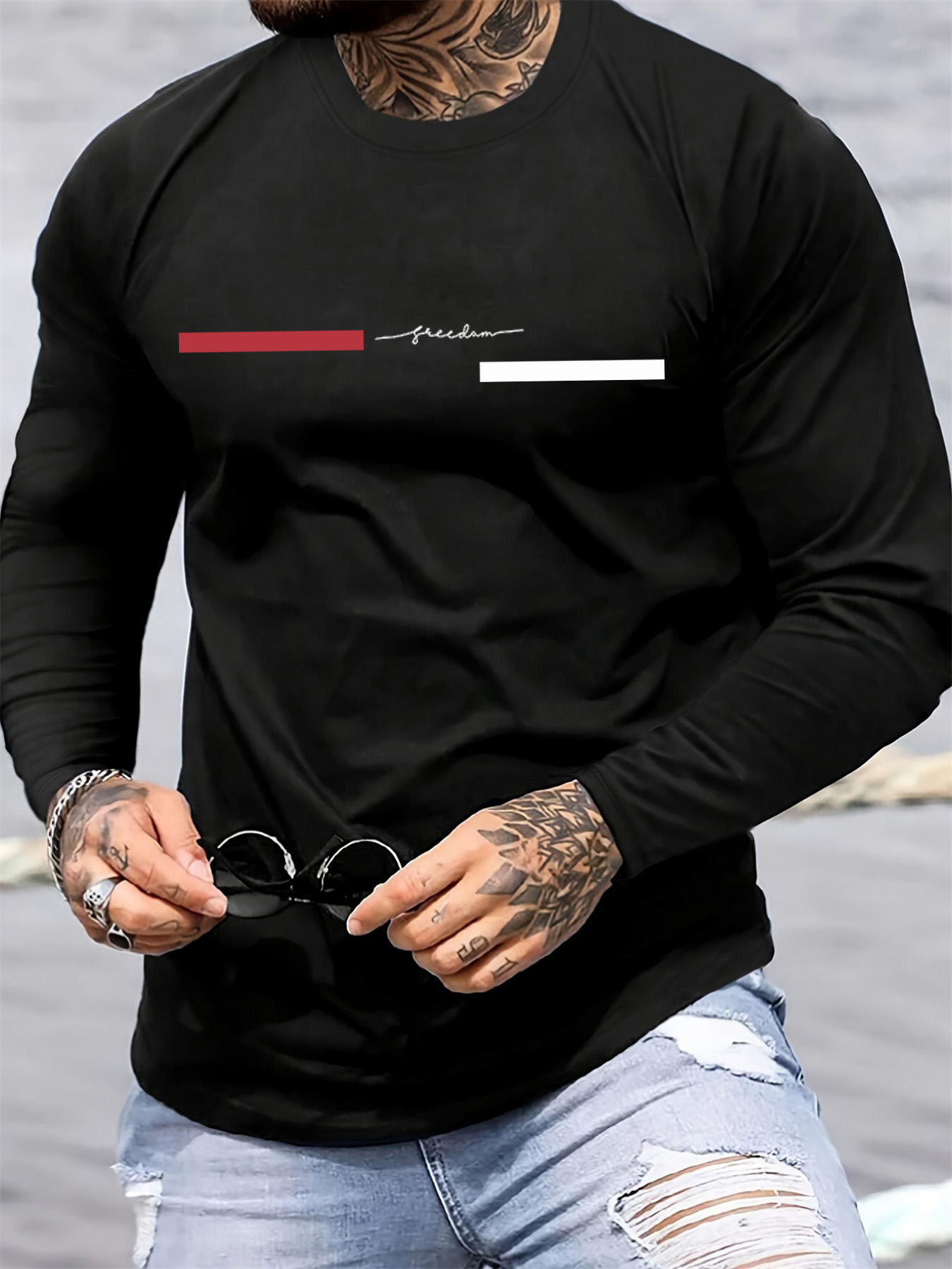 100% pure cotton men's long sl - đánh giá và giá Men Fashion Upper