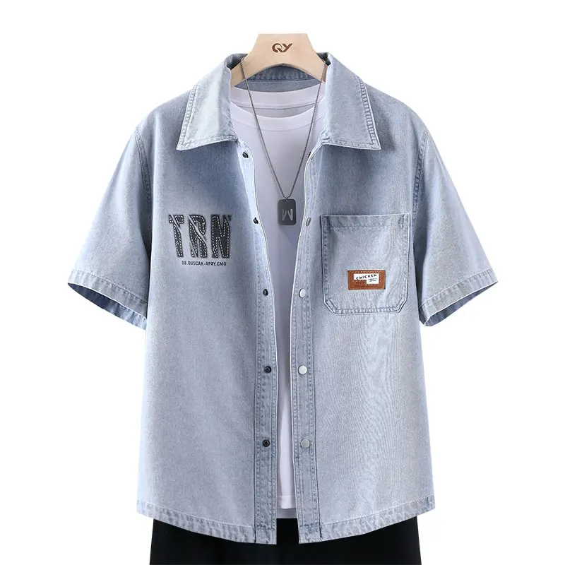 Men's Thin Denim Shirt New Sum - đánh giá và giá Mens Fashion Denim