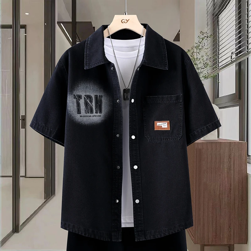 Men's Thin Denim Shirt New Sum - đánh giá và giá Mens Fashion Denim