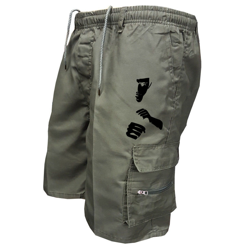 Fashion Print Workwear Shorts  - đánh giá và giá Mens Fashion Cargo Pants