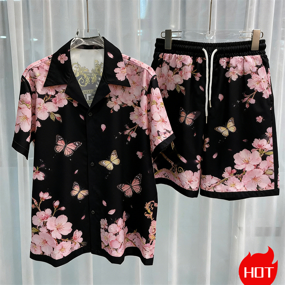 Digital printed men's set fash - đánh giá và giá Men Fashion Upper