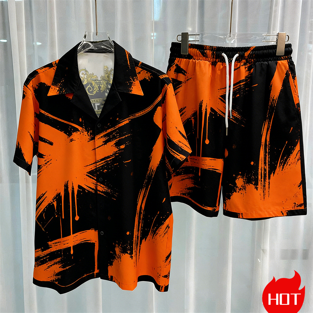 Digital printed men's set fash - đánh giá và giá Men Fashion Upper