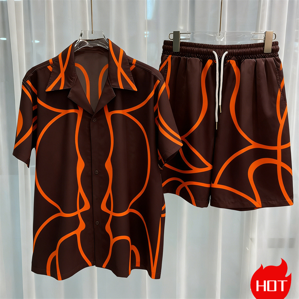 Digital printed men's set fash - đánh giá và giá Men Fashion Upper