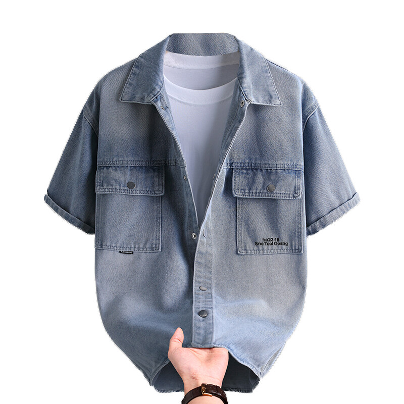 Men's Denim Shirt Summer Fashi - đánh giá và giá Mens Fashion Denim