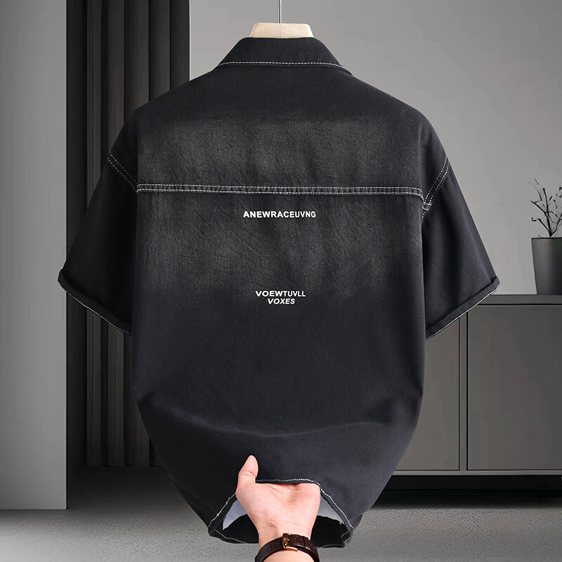Men's Denim Shirt Summer Fashi - đánh giá và giá Mens Fashion Denim