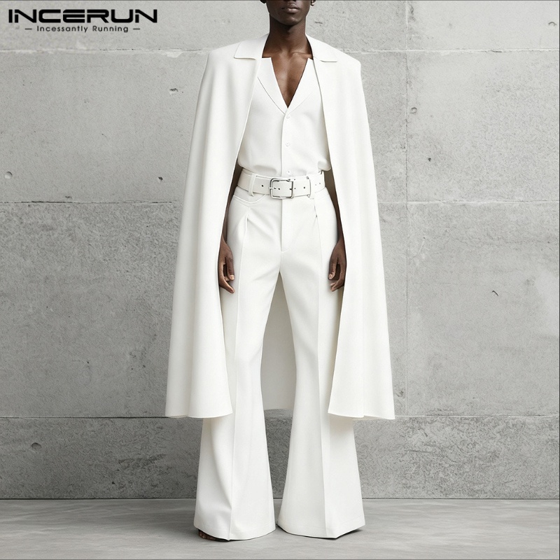 INCERUN Men Sets Solid Color L - đánh giá và giá Mens Fashion Streetwear