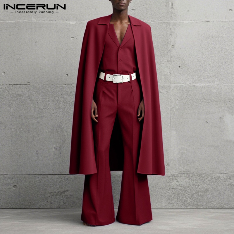 INCERUN Men Sets Solid Color L - đánh giá và giá Mens Fashion Streetwear
