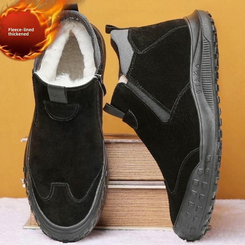 Winter Men's Shoes Plush Warm  - đánh giá và giá Men'S Fashion Loafers Shoes