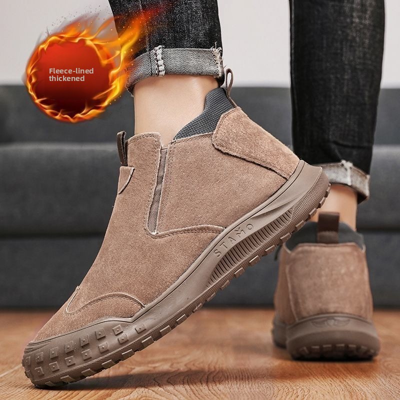 Winter Men's Shoes Plush Warm  - đánh giá và giá Men'S Fashion Loafers Shoes