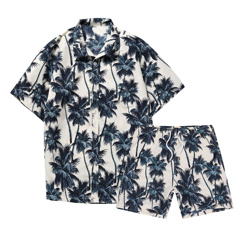Hawaiian Coconut Tree 3D Print - đánh giá và giá Mens Fashion Streetwear