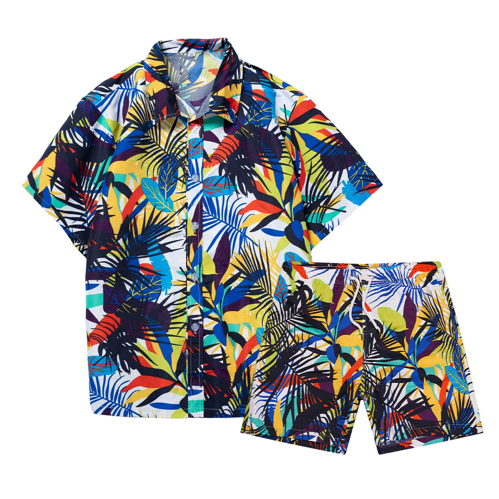 Hawaiian Coconut Tree 3D Print - đánh giá và giá Mens Fashion Streetwear