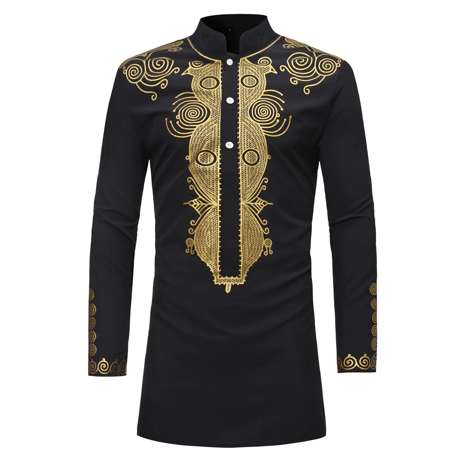 Cổ Áo Đứng Hồi Giáo Áo Sơ Mi N - đánh giá và giá Men'S Fashion Kurta