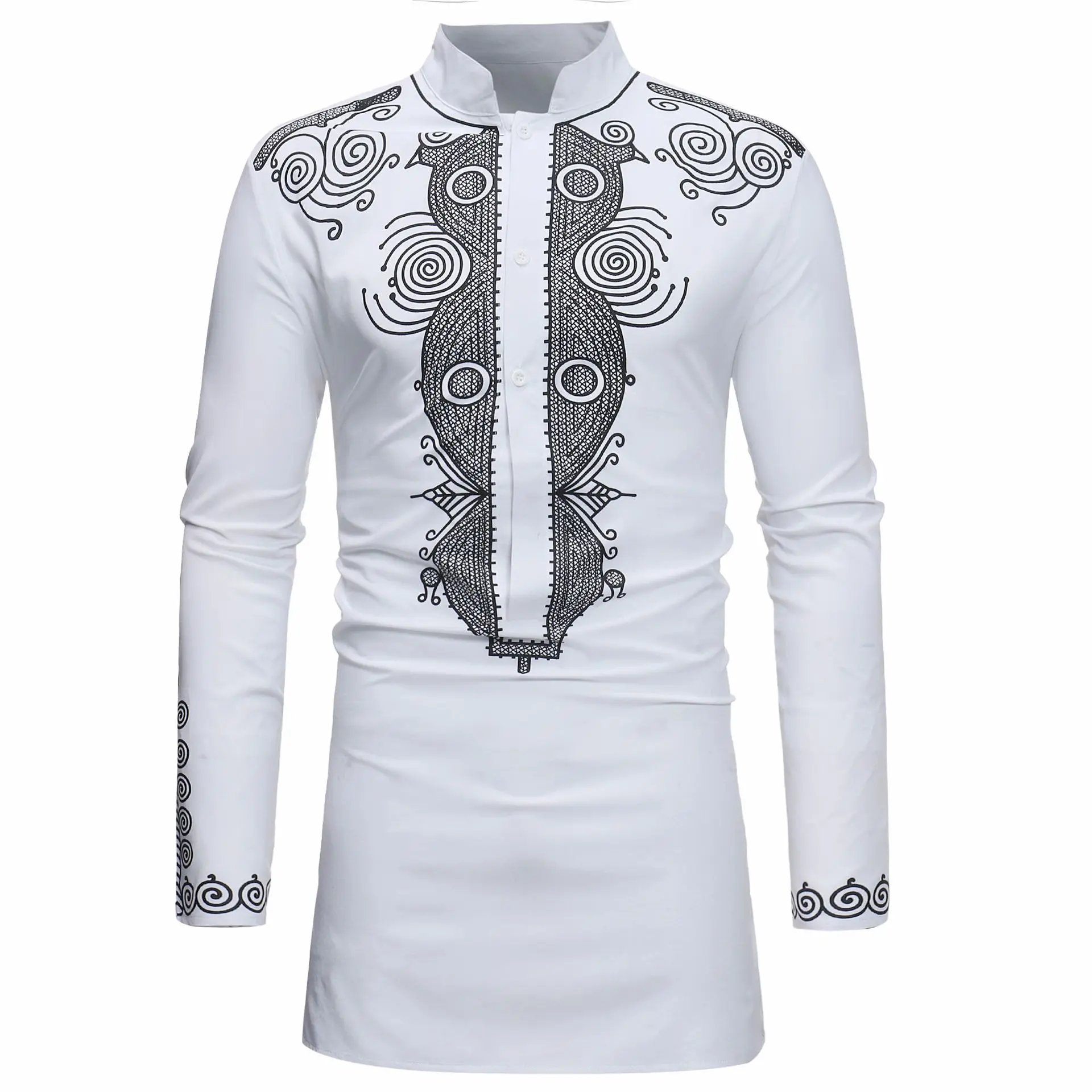 Cổ Áo Đứng Hồi Giáo Áo Sơ Mi N - đánh giá và giá Men'S Fashion Kurta