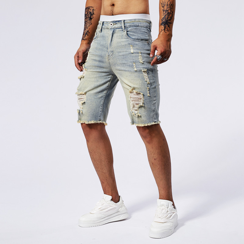 2025 Summer New Men's Ripped D - đánh giá và giá Men'S Fashion Pants 2025