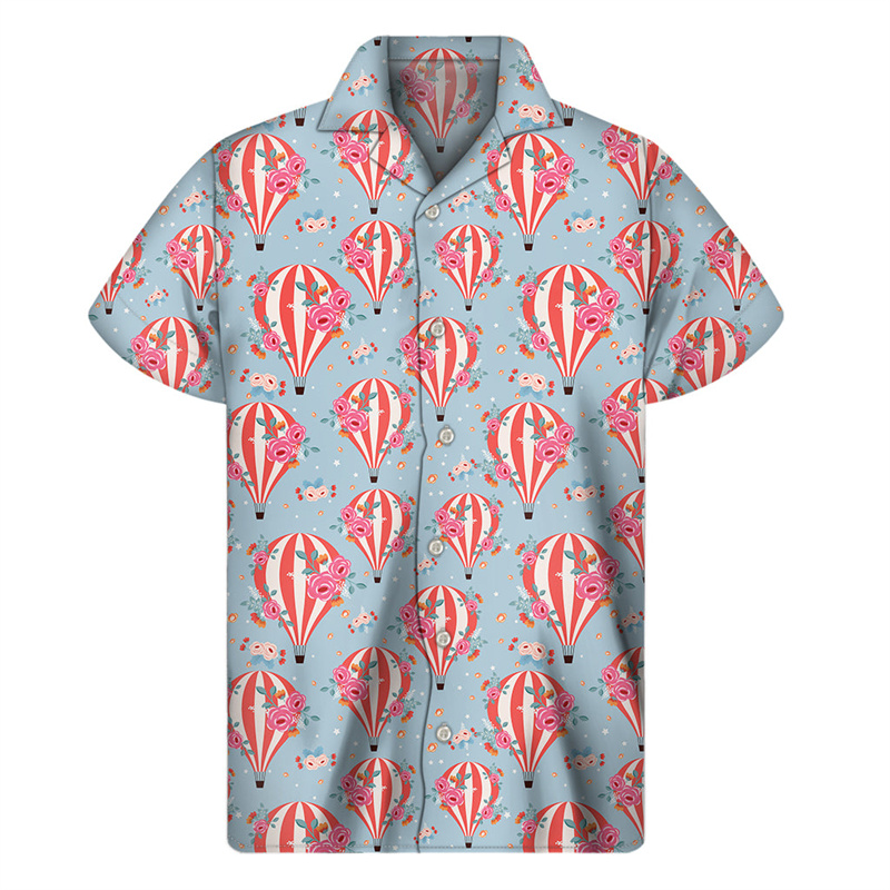 Cartoon Air Balloon 3D Print H - đánh giá và giá Men'S Fashion Lk