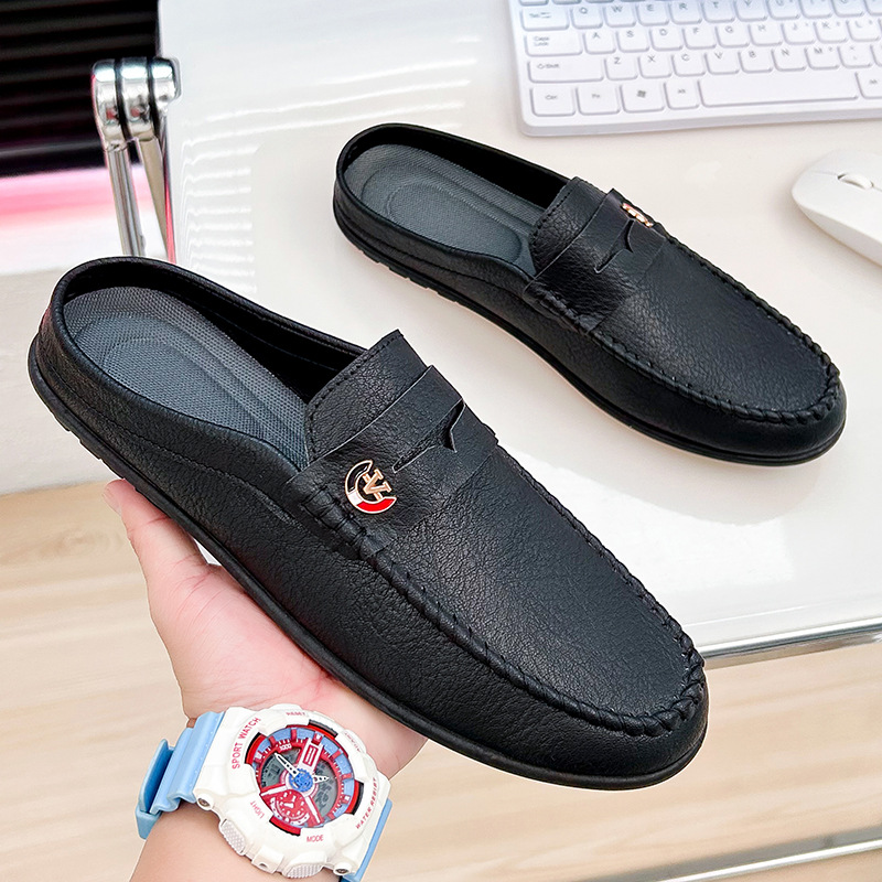 Men Slippers Fashion Leather L - đánh giá và giá Men'S Fashion Loafers Shoes