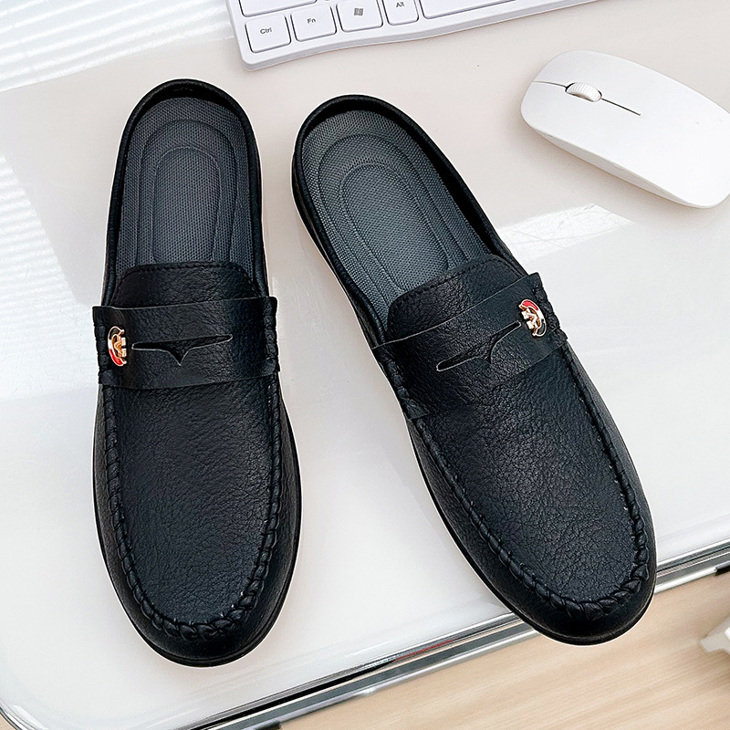 Men Slippers Fashion Leather L - đánh giá và giá Men'S Fashion Loafers Shoes