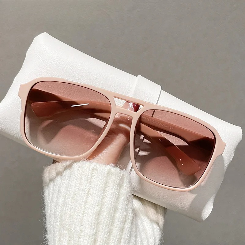 Square Double Bridges Sunglass - đánh giá và giá Men'S Fashion Glasses