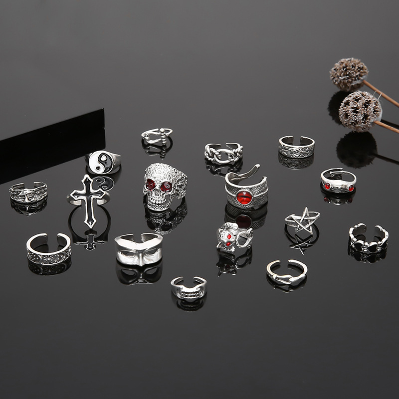 10/20/30/50Pieces Punk Gothic  - đánh giá và giá Men'S Fashion Lk