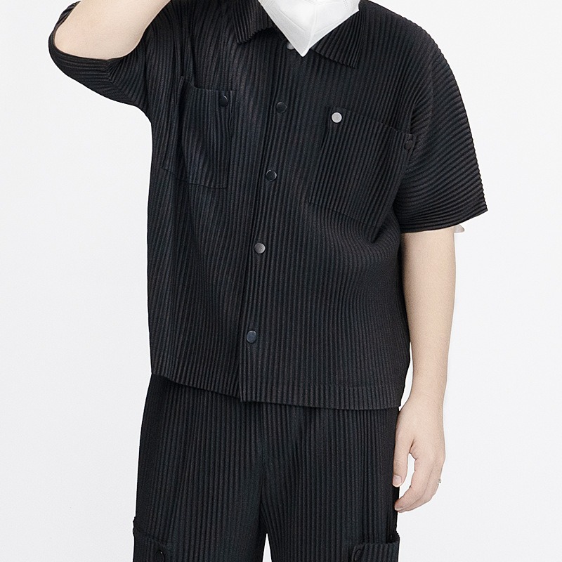 Miyake Pleated Shirt Set Pliss - đánh giá và giá Men'S Fashion 2026