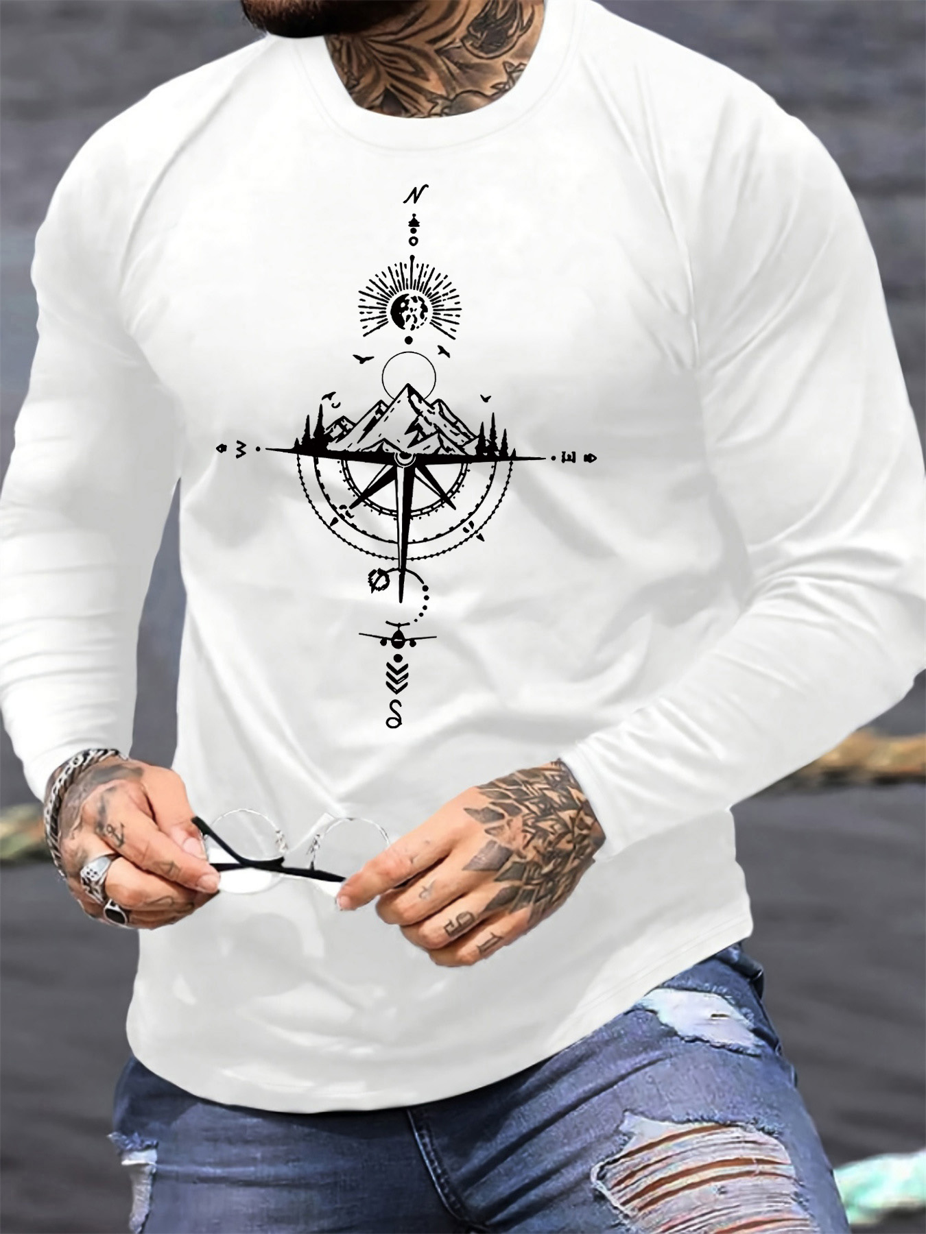 100% pure cotton men's long sl - đánh giá và giá Men Fashion Upper