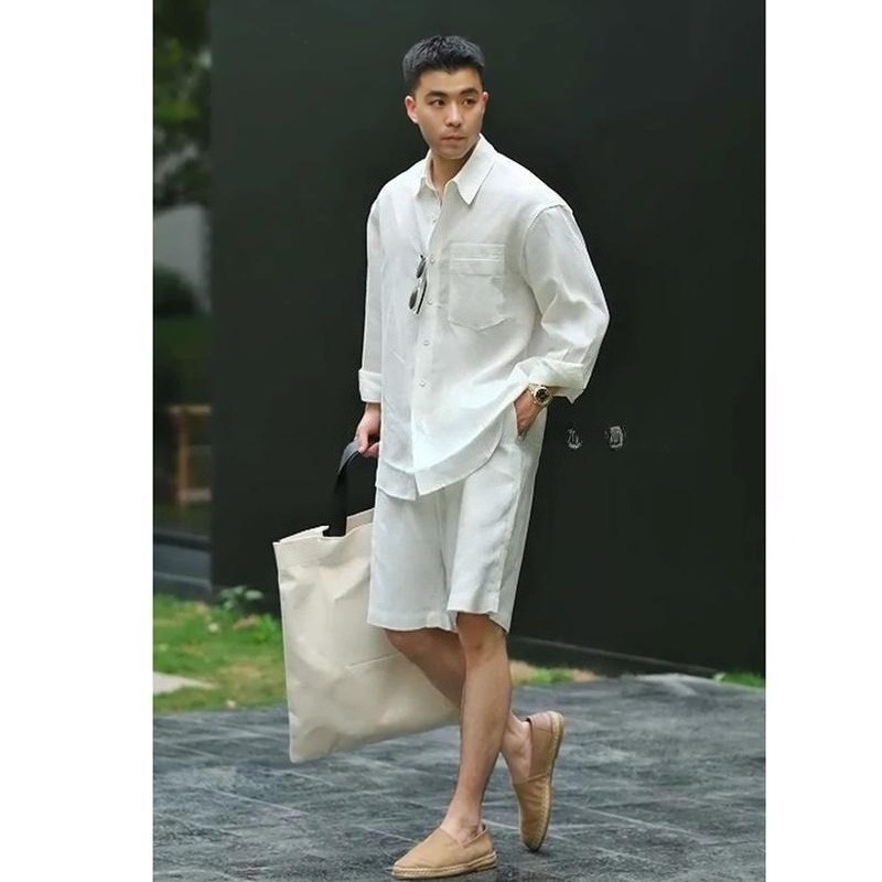Summer Casual Set Lyocell Line - đánh giá và giá Men'S Fashion 2026