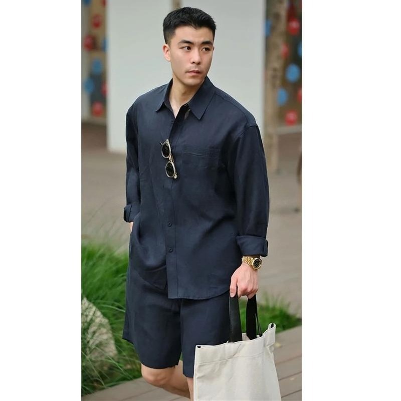 Summer Casual Set Lyocell Line - đánh giá và giá Men'S Fashion 2026