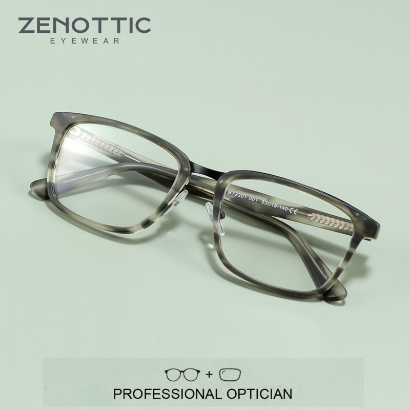 ZENOTTIC Vuông Acetate Đơn Thu - đánh giá và giá Mens Fashion Reading Glasses