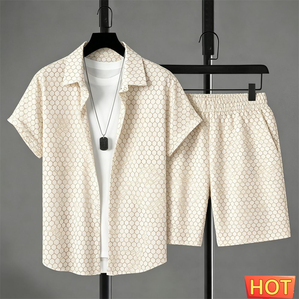 Summer Outfits Man Shirt Set G - đánh giá và giá Men Fashion Upper
