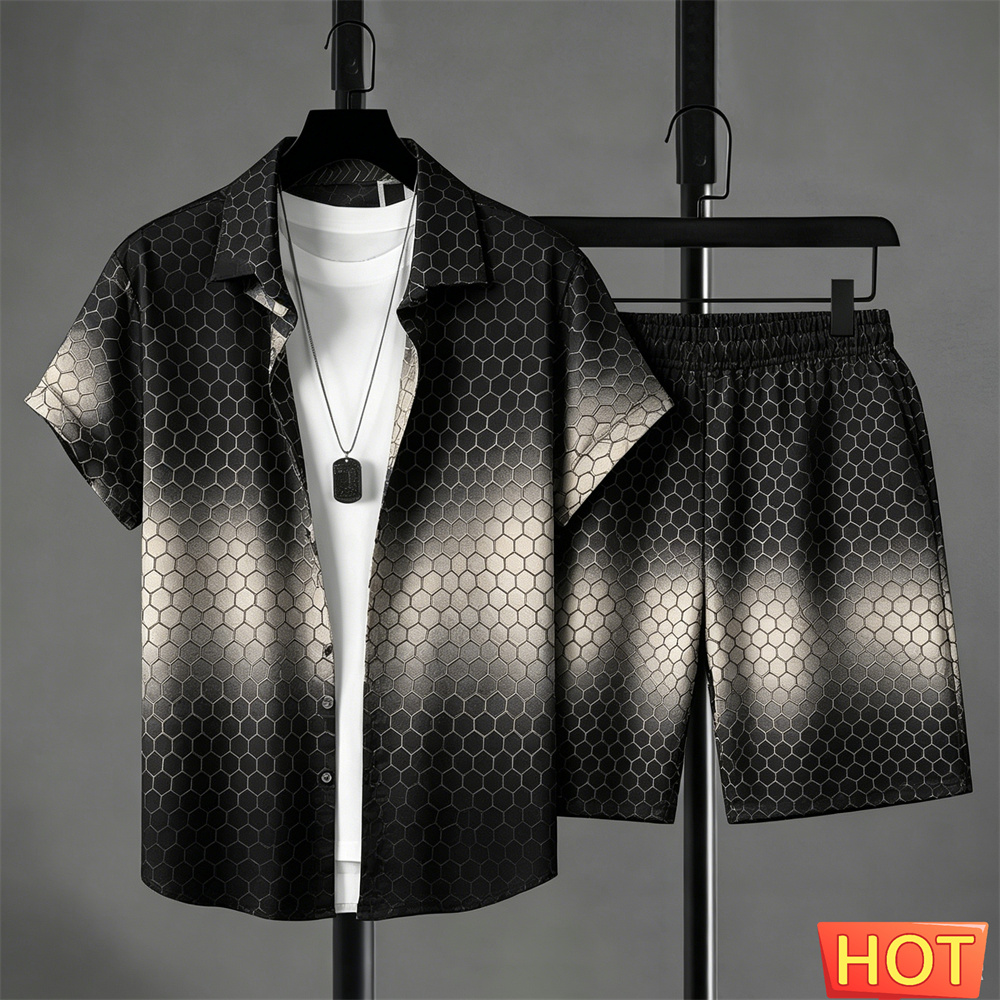 Summer Outfits Man Shirt Set G - đánh giá và giá Men Fashion Upper