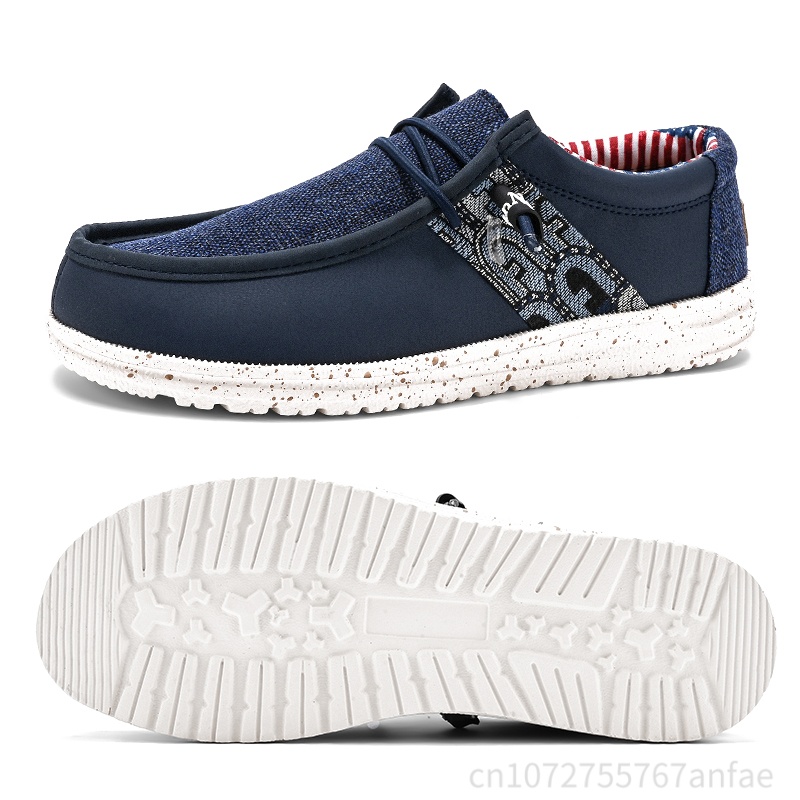 Hot Sale Blue/Black Men Loafer - đánh giá và giá Men'S Fashion Loafers Shoes
