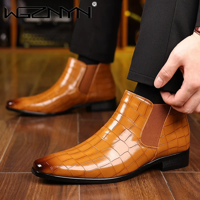 Luxury SIZE 39~48 Men Chelsea  - đánh giá và giá Men'S Fashion Formal
